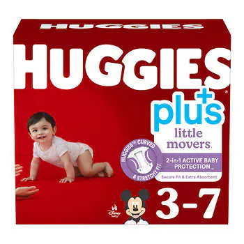 预告 4/10-5/5 Huggies Plus Diapers Sizes 3 - 7