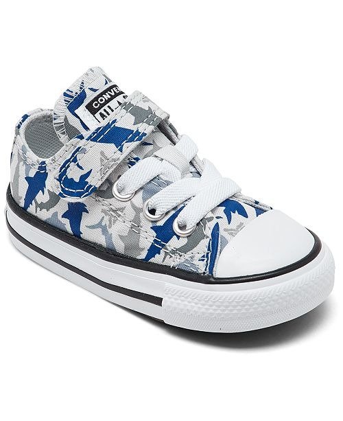 Toddler Boys Shark Bite Chuck Taylor All Star Stay-Put Closure Casual Sneakers from Finish Line