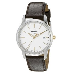 Tissot Men's T-Classic Analog Display Swiss Quartz Brown Watch