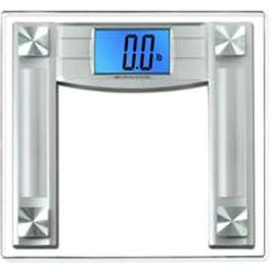 BalanceFrom High Accuracy Digital Bathroom Scale with 4.3" Large Backlight Display and "Step-On" Technology, Silver