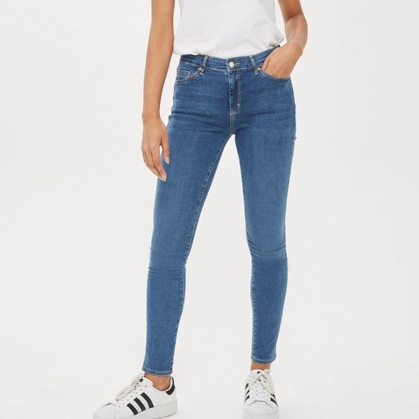 Dark Blue Leigh Jeans - Skinny Jeans - Jeans