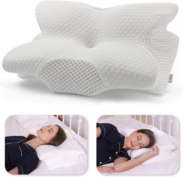 Coisum Back Sleeper Cervical Pillow - Memory Foam