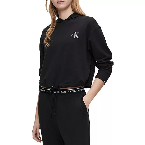 Women's Calvin Klein CK One Lounge Long Sleeve Hoodie QS6427