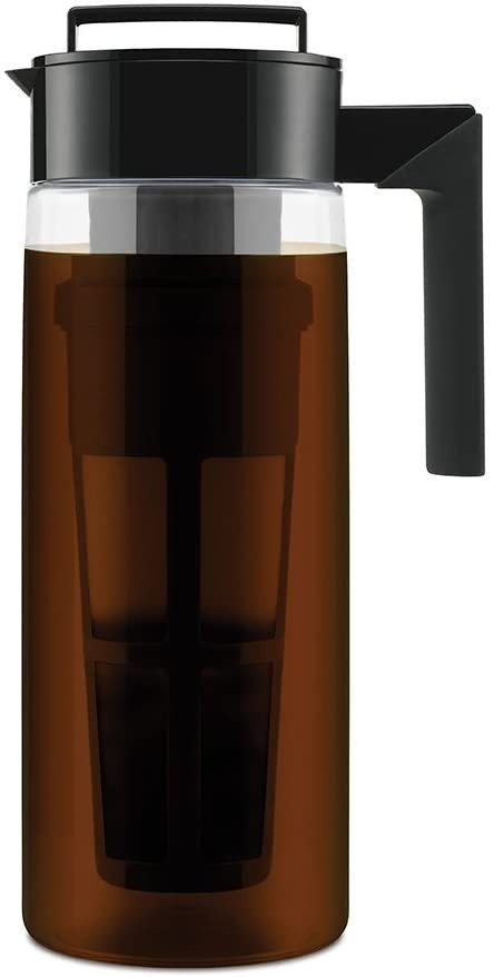 Patented Deluxe Cold Brew Coffee Maker, Two Quart, Black