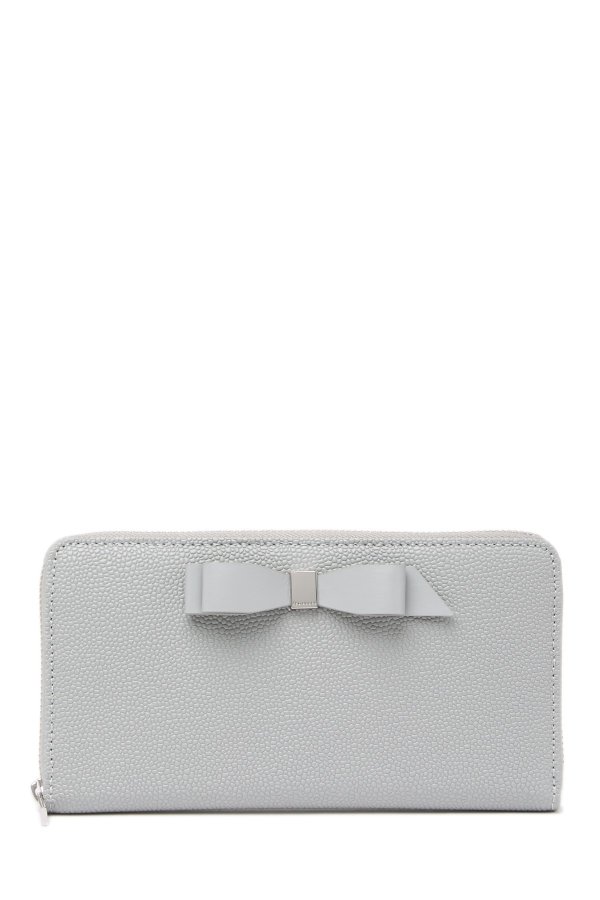 Aine Bow Leather Wallet
