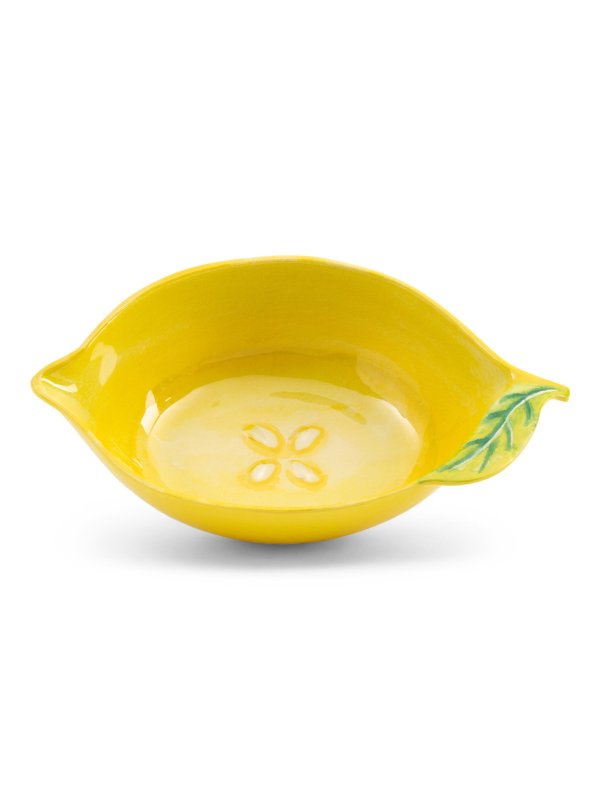 Outdoor Lemon Shape Melamine Bowl