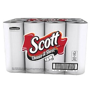 Scott Choose-A-Size 厨房纸巾 12大卷