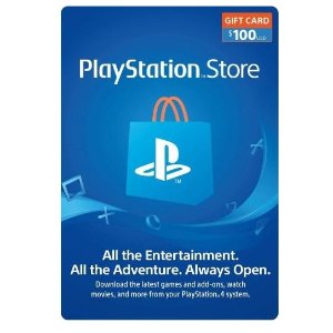 PlayStation Store 美服$100刀礼卡 数字版