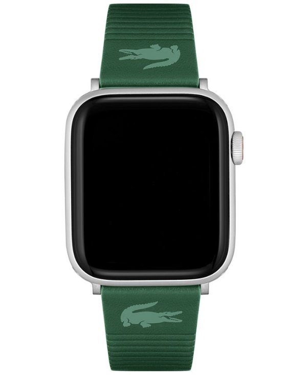Striping Green Leather Strap for Apple Watch® 38mm/40mm