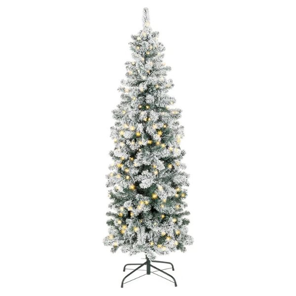 Green Pine Artificial Christmas Tree with 150 Clear/White Lights