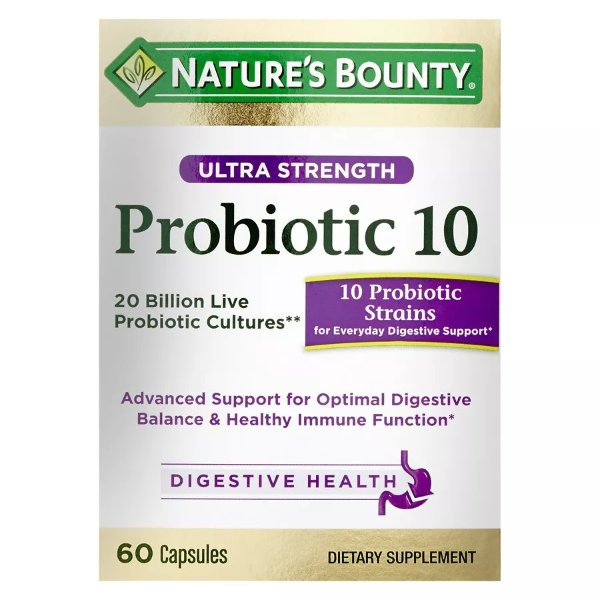 Ultra Strength Probiotic 10, Capsules