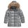 Big Girls Hooded Stadium Jacket with Faux-Fur Trim