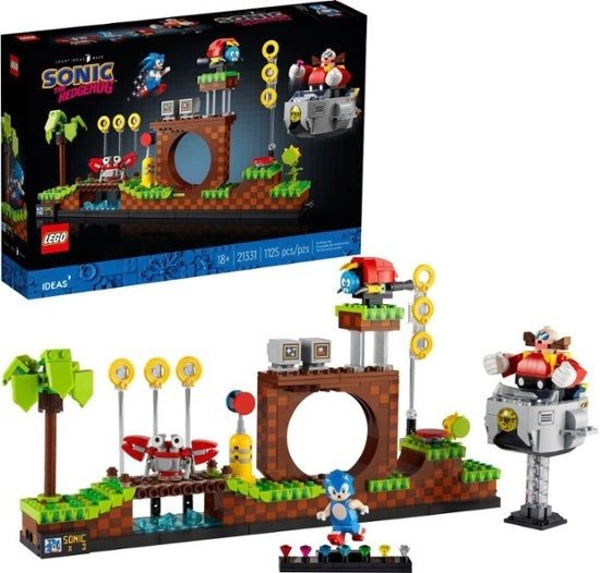 Ideas Sonic the Hedgehog Green Hill Zone 21331 Toy Building Kit (1,125 Pieces)