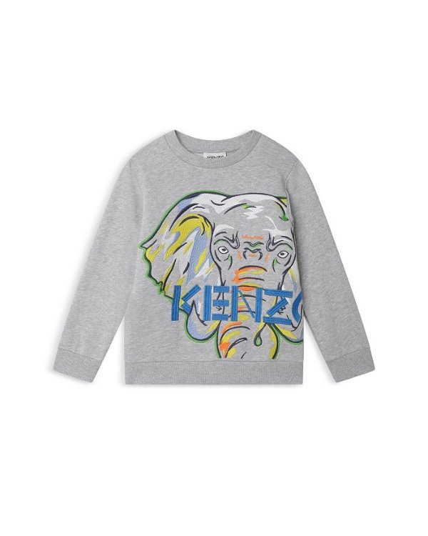 Boys' Elephant Logo Graphic Sweatshirt - Little Kid, Big Kid