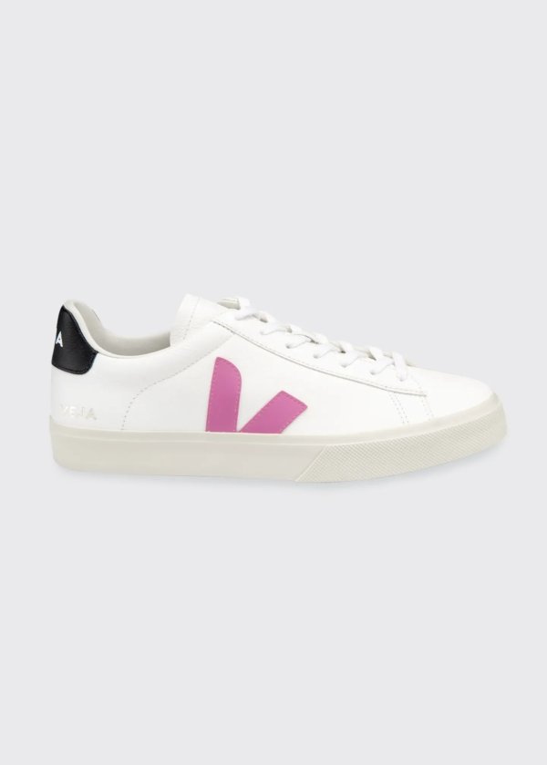 Campo Tricolor Leather Low-Top Sneakers