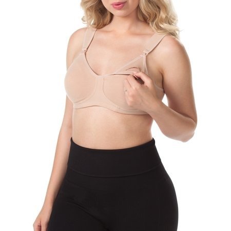 Maternity Wirefree Sport Nursing Bra with Padded Comfort Straps and Full Sling - Walmart.com