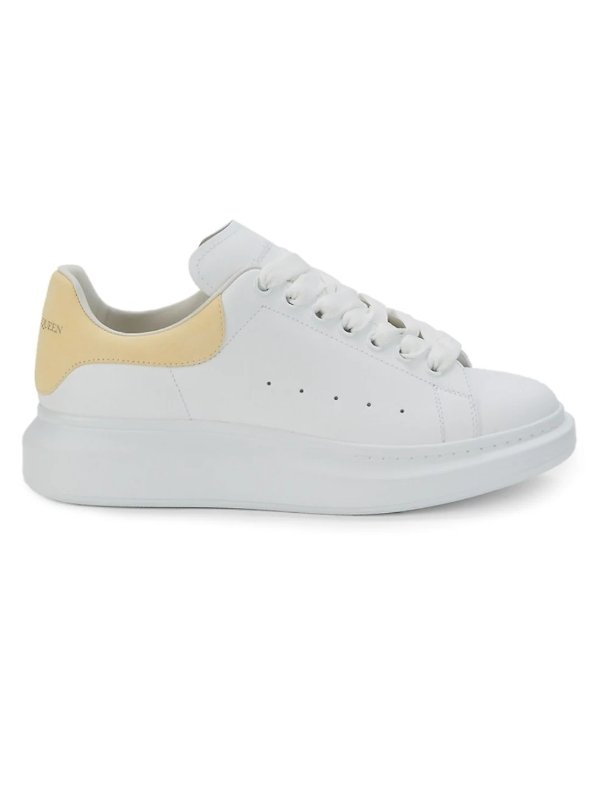 Men Perforated Leather Sneakers