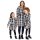 Womens Matching Family Long Sleeve Buffalo Plaid Twill Shirt Dress | The Children's Place - BLACK