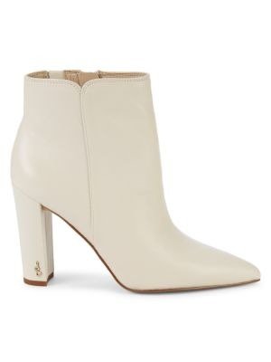 Raelle Leather Ankle Booties