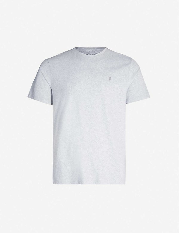 Brace crewneck cotton-jersey T-shirt