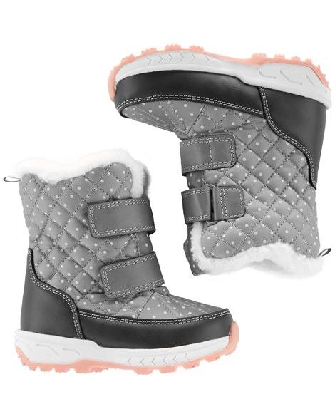 Polka Dot Snow Boots