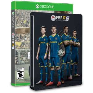 FIFA 17 Xbox One平台游戏 + 铁盒纪念版