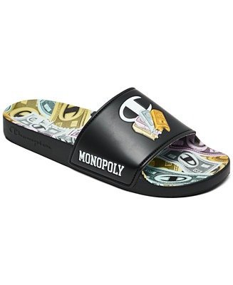 Little Kids Hasbro Monopoly IPO Slide Sandals from Finish Line