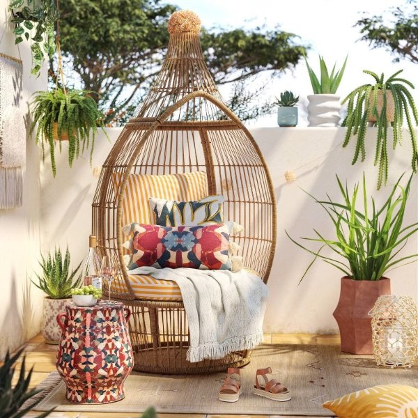 All Weather Rattan Pod - Brown - Opalhouse™ designed with Jungalow™