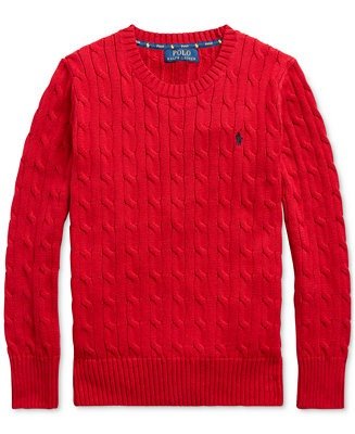 Big Boys Cable-Knit Cotton Sweater