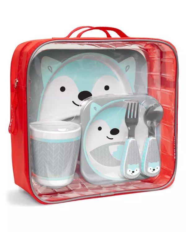 Winter Zoo Mealtime Gift Set