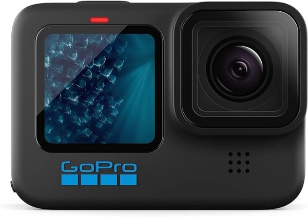 HERO11 Black - Waterproof Action Camera with 5.3K60 Ultra HD Video, 27MP Photos, 1/1.9" Image Sensor, Live Streaming, Webcam, Stabilization