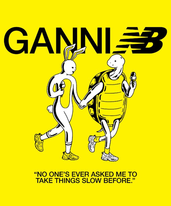 GANNI x New Balance 合作款限量发售可凑情侣款$120起插图很有梗