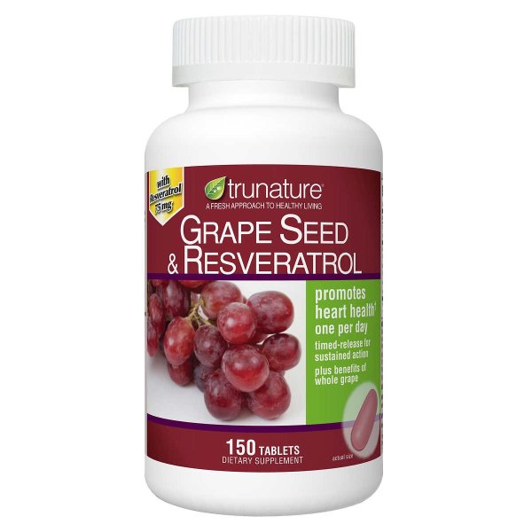 Grape Seed and Resveratrol, 150 Tablets