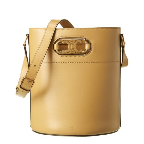 CelineMaillon Triomphe Leather Bucket Bag