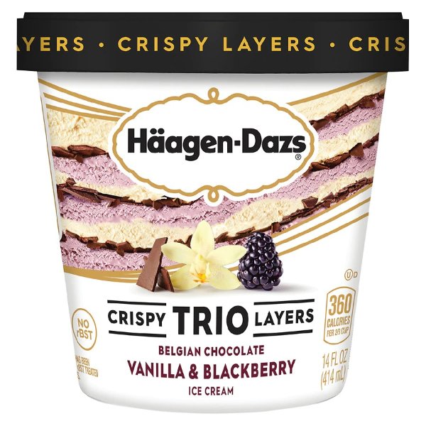 Crispy Trio Layers Ice Cream