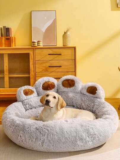1pc Paw Design Pet Bed