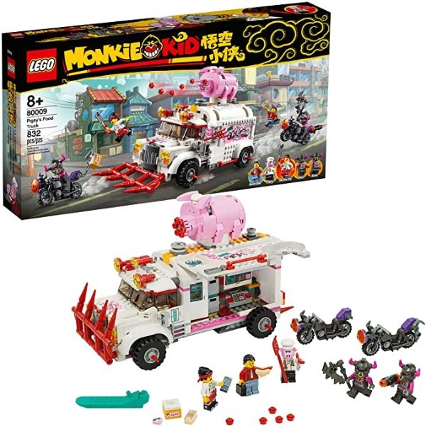 Monkie Kid: Pigsy’s Food Truck 80009 Building Kit, Gift for Kids (832 Pieces)