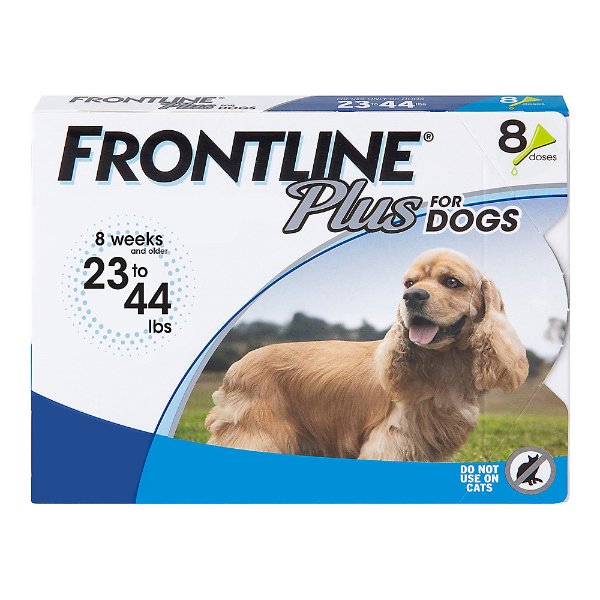 Frontline Plus Flea and Tick Dog Treatment 23-44 lbs
