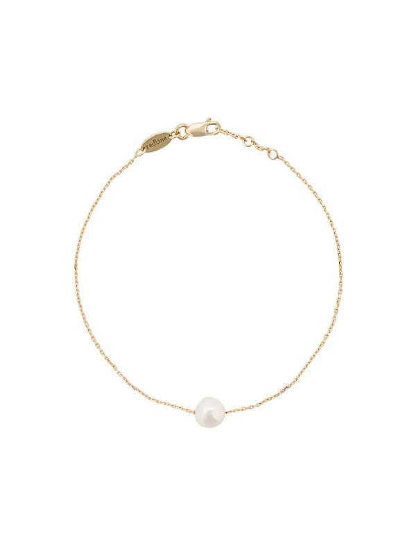 18kt yellow gold pearl bracelet