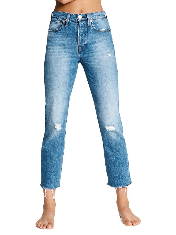 Maya High-Rise Ankle Slim-Fit Jeans