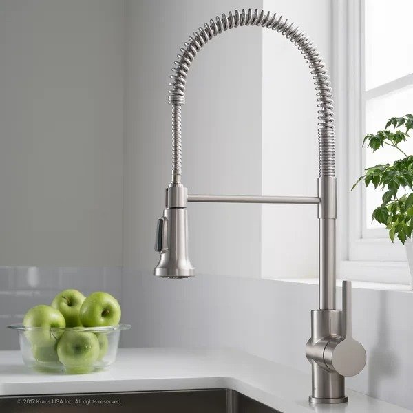 KPF-1690SFS Britt™ Pull Down Single Handle Kitchen Faucet with Optional Soap DispenserKPF-1690SFS Britt™ Pull Down Single Handle Kitchen Faucet with Optional Soap DispenserCustomer PhotosShipping & ReturnsMore to Explore