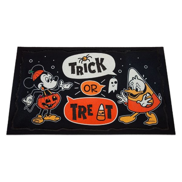 Mickey Mouse and Donald Duck Halloween Door Mat | shopDisney