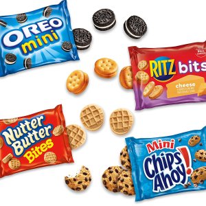 Nabisco Classic Mix Variety Pack, OREO, CHIPS AHOY!, Nutter Butter Bites, RITZ Bits, Halloween Snacks, 20 Snack Packs