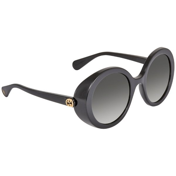 Grey Round Ladies Sunglasses GG0367S 001 53