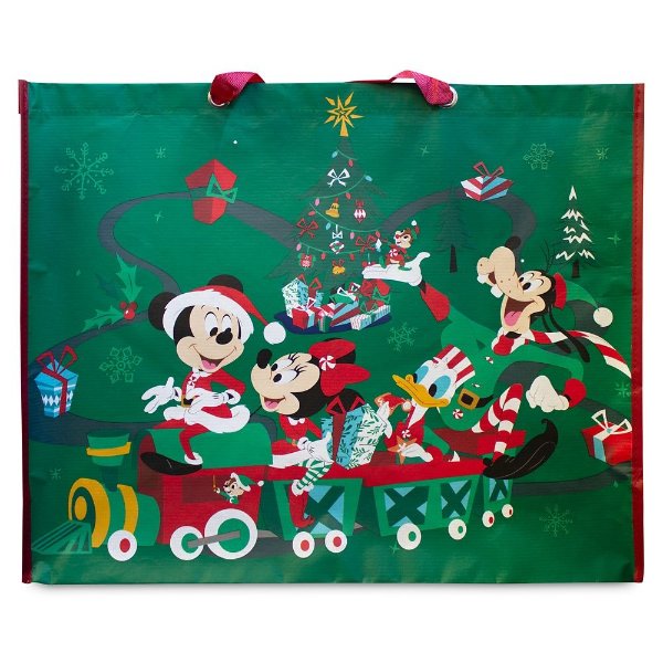 Mickey Mouse and Friends Holiday Reusable Tote – Extra Large | shopDisney