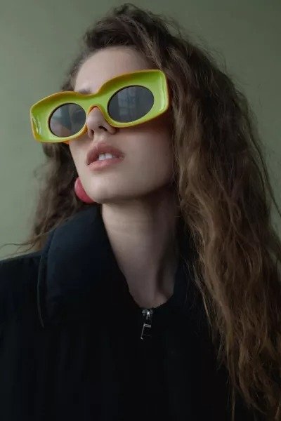 Kira Chunky Rectangle Sunglasses