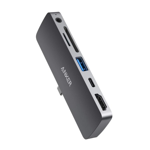 USB C Hub for iPad Pro, PowerExpand Direct 6-in-1 USB C Adapter