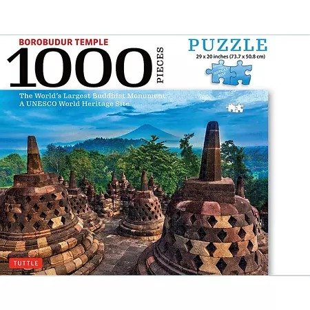 Borobudur Temple 1000-Piece Jigsaw Puzzle - Sam's Club