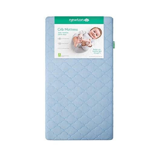 Baby Crib Mattress and Toddler Bed | 100% Breathable Proven to Reduce Suffocation Risk, 100% Washable, Hypoallergenic, Non-Toxic, Better Than Organic - Sky Blue