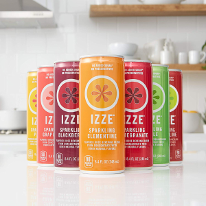 IZZE Sparkling Juice, 4 Flavor Variety Pack, 8.4oz Cans, 24 Count